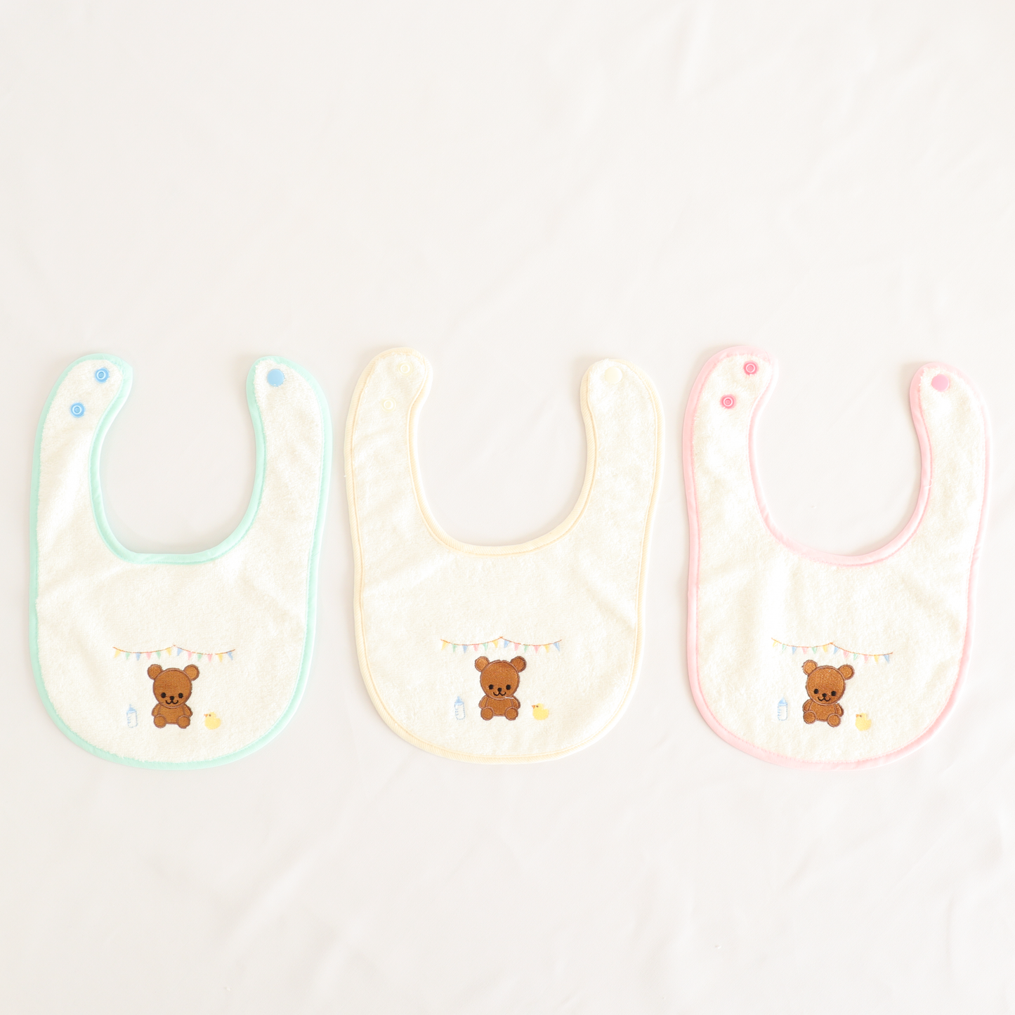 もらってうれしい贅沢３点ギフト（ポンチョ+スタイ+ミトン）　※送料無料