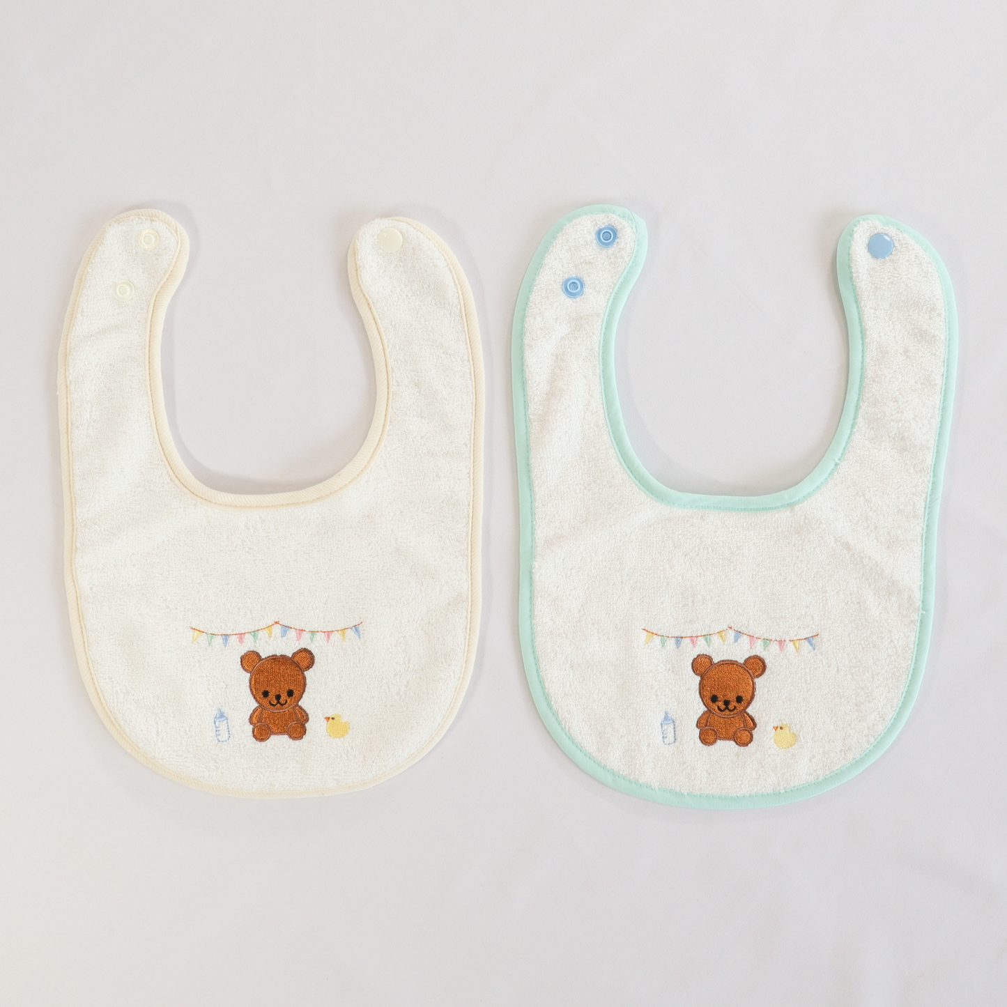 初めての出産祝い２点ギフト（タオルおくるみ+スタイ）　※送料無料