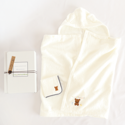 湯上がりハッピーギフト（ポンチョ+ハンカチ）　※送料無料